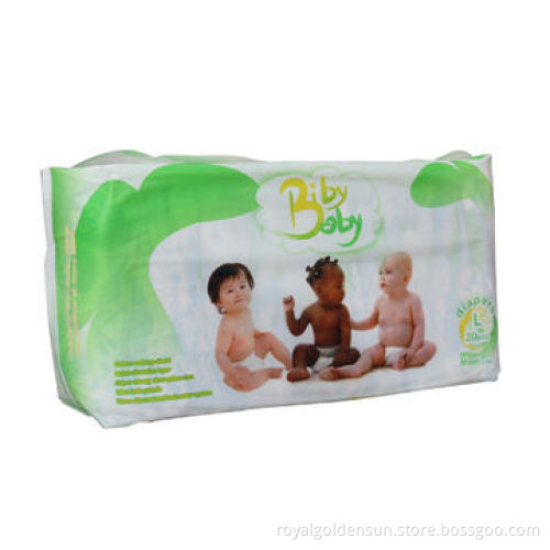 Baby disposable diapers with PP tapes, exporting to Asia